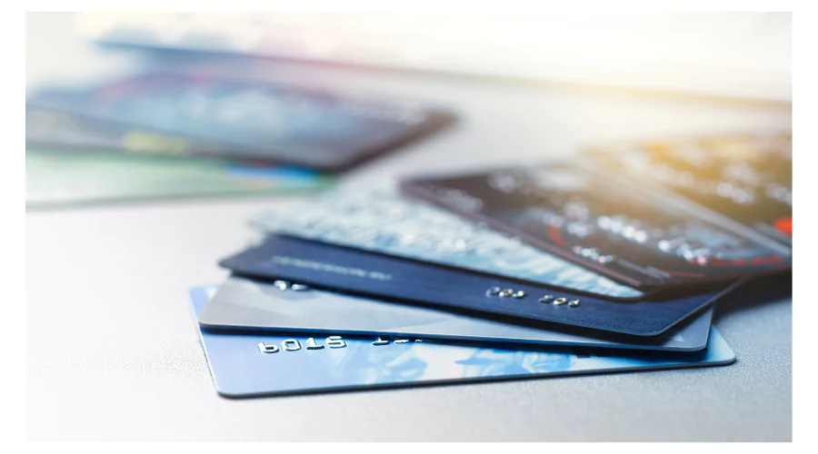 A selection of the best debit cards spread out, showcasing the diverse options for efficient financial management and spending.